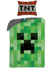 Pościel Minecraft zielona 140/200 cm w sklepie Dedekor.pl