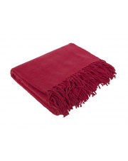 Czerwony koc skandynawski Jamaica