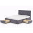 Dwuosobowe łóżko z szufladami Beti 160x200 cm w sklepie Dedekor.pl