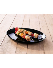 Talerz Barbecue Friends Time czarny 32,8 cm LUMINARC w sklepie Dedekor.pl