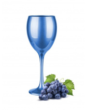 Niebieski kieliszek do wina 300 ml