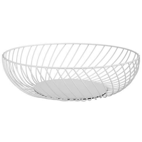 Kosz metalowy na owoce biały w sklepie Dedekor.pl