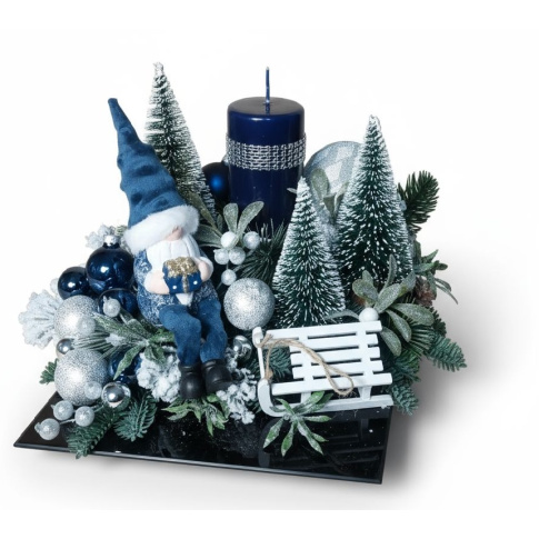 Stroik świąteczny z Aniołkiem S2509 w sklepie Dedekor.pl