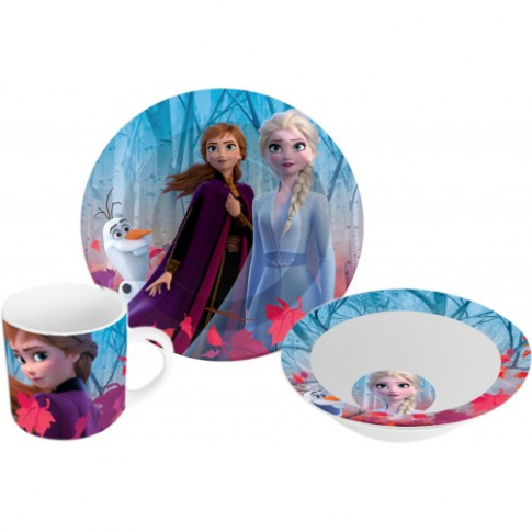 Zestaw Porcelanowy Frozen II w sklepie Dedekor.pl