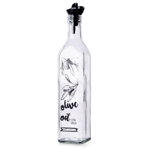 Butelka na oliwę ocet  z dozownikiem szklana 500 ml w sklepie Dedekor.pl