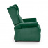 Rozkładany fotel wypoczynkowy AGUSTIN 2 ciemny zielony w sklepie Dedekor.pl