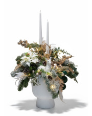 Nowoczesny duży stroik dekoracja świąteczna 