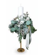 Stroik w kielichu wysoki ze świecą  w sklepie Dedekor.pl