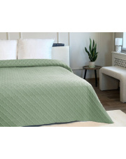 Narzuta na łóżko 3D 220x240 oliwkowa