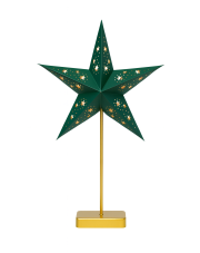 Lampka gwiazdka LED zielona  w sklepie Dedekor.pl