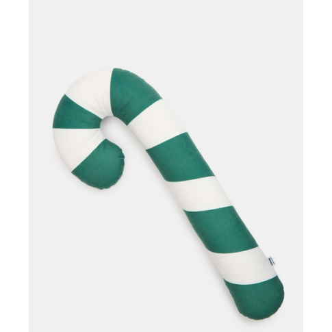 Poduszka świąteczna laska cukrowa dekoracyjna duża zielona w sklepie Dedekor.pl