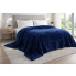 Gruby ciepły koc granatowy Erlla 150x200cm   w sklepie Dedekor.pl