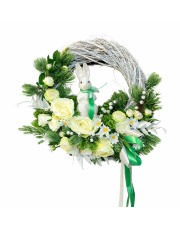 Wianek Wielkanocny z Zajączkiem W26/01 w sklepie Dedekor.pl