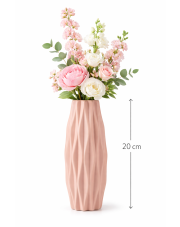 Wysoki wazon różowy 3D