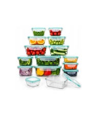 15X SZKLANE POJEMNIKI NA ŻYWNOŚĆ Pojemnik Lunchbox