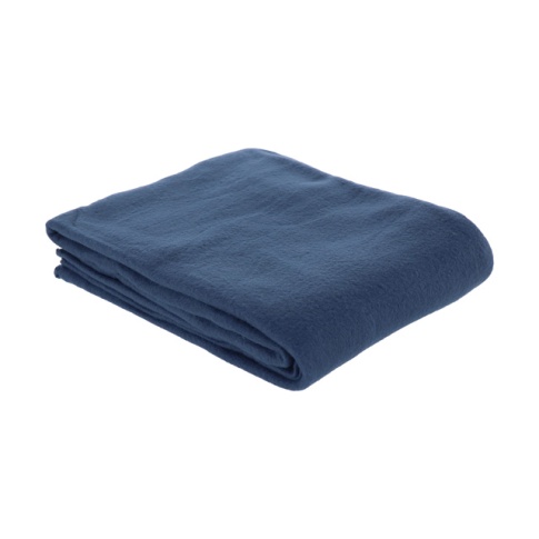 Polarowy koc z polaru granat 130x150cm  w sklepie Dedekor.pl