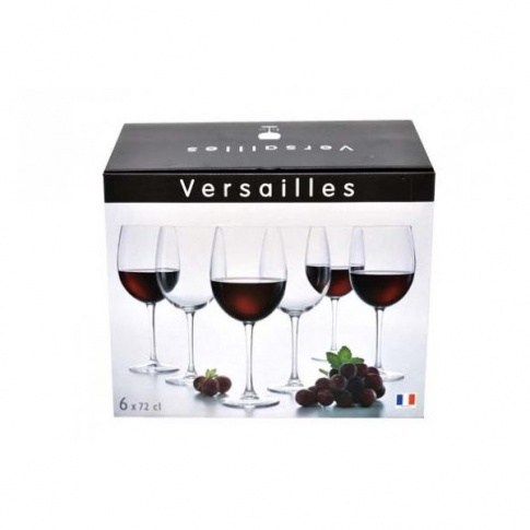 Kieliszki do wina duże Versailles 6szt. 720 ml G1647 w sklepie Dedekor.pl