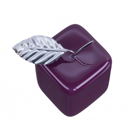 Jabłko dekoracyjne fioletowe ceramika 6x6x7,5 w sklepie Dedekor.pl