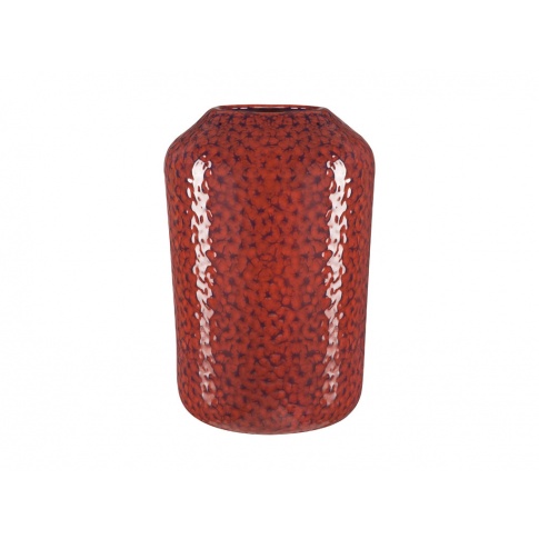 Wazon ceramiczny czerwony 22.5 cm w sklepie Dedekor.pl
