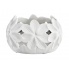 Wazon Flower biały 16 cm w sklepie Dedekor.pl