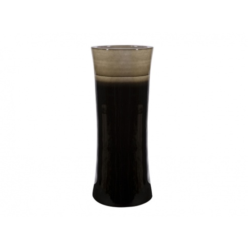 Wazon ceramiczny czarno-beżowy 60cm w sklepie Dedekor.pl