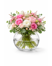 Wazon szklany Kula 19 cm