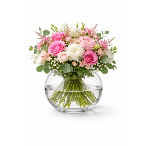 Wazon szklany Kula 19 cm w sklepie Dedekor.pl