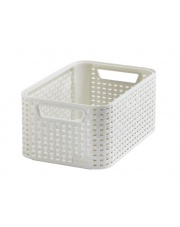 Kremowy koszyk Style Rattan 38,5x29x17