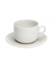 Filiżanka ze spodkiem Claudette porcelana ecru 180ml