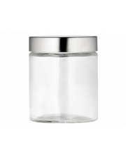 Szklany pojemnik z przykrywką okrągły 870ml
