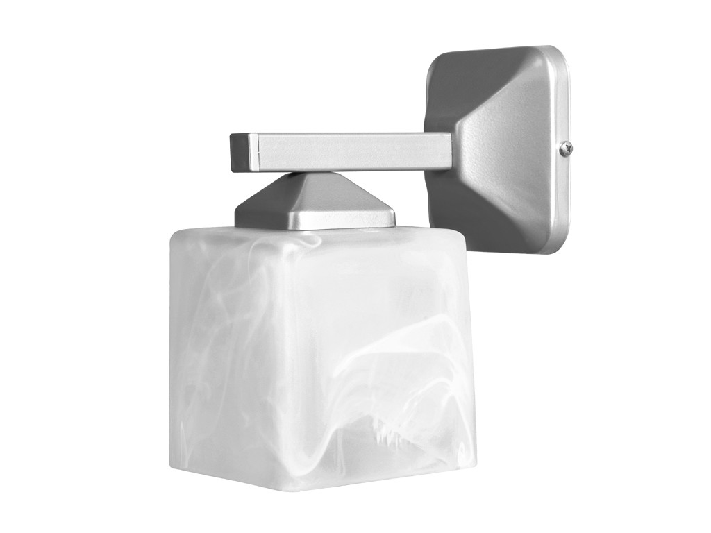 Dekoracyjny kinkiet Kostka satynowy , Oświetlenie, Kinkiety