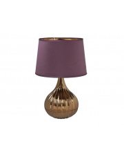 Fioletowa lampa stołowa Purple 30x30x45 w sklepie Dedekor.pl