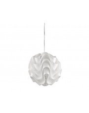 Biała lampa wisząca Sfera
