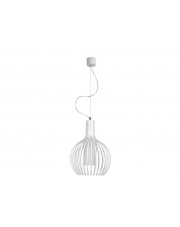 Biała lampa wisząca Coco White okrągła