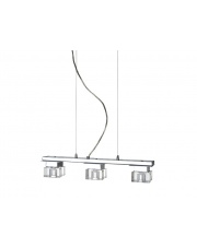 Ozdobna Lampa wisząca Crystal 3 klosze