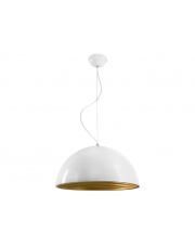 Okrągła lampa wisząca Etna White biała