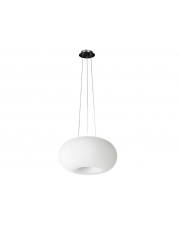 Biała wisząca lampa Optica 45x45x110