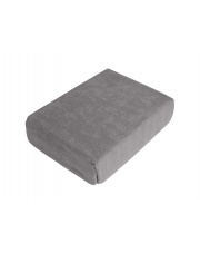 Szare prześcieradło frotte 200x220 cm szare