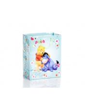 Błyszcząca torebka na prezent Disney 26,4x32,4x13,7