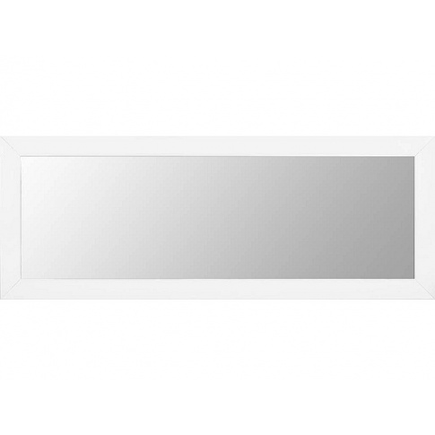 Podłużne lustro w białej ramie 54x144 w sklepie Dedekor.pl
