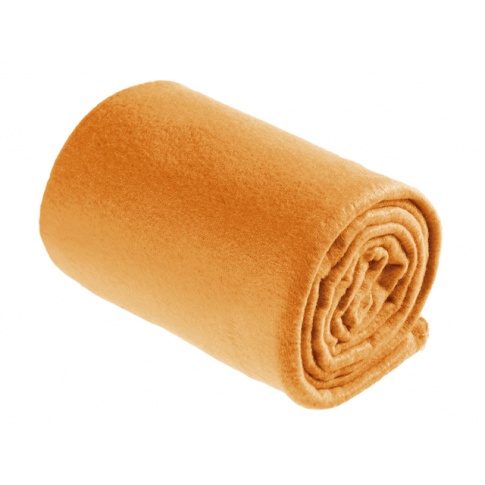 Miękki koc polarowy Basic pomarańczowy 130x160 w sklepie Dedekor.pl