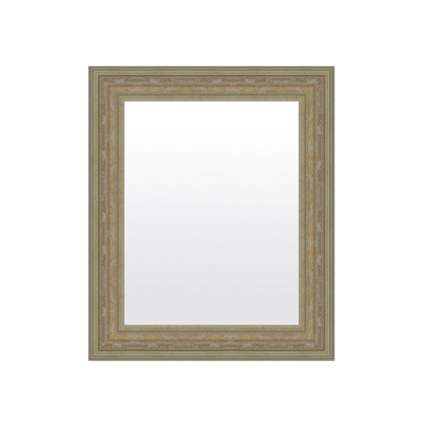 Prostokatne lustro w drewnianej ramie 67x91 srebro crackle w sklepie Dedekor.pl