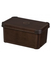 Pudełko plastikowe Deco M Leather 28,5x18,5x13,5 outlet