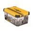 Pudełko plastikowe z żółtą pokrywą Nowy York 39,5x29,5x25  w sklepie Dedekor.pl