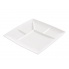 Kwadratowy talerz Fondue z przegrodami 25x25 Squito Yong w sklepie Dedekor.pl