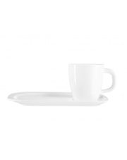 Porcelanowa filiżanka z podłużnym spodkiem Excentrico Yong OUTLET 160 ml