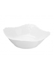 Biała salaterka porcelanowa Rococo 24x24