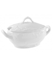 Porcelanowa musztardniczka z pokrywką Rococo 300 ml