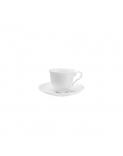 Ornamentna filiżanka ze spodkiem Rococo 250 ml porcelana