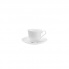 Ornamentna filiżanka ze spodkiem Rococo 250 ml porcelana w sklepie Dedekor.pl